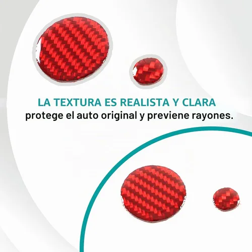 Vista 5 de Adhesivo de fibra de carbono suave para coche, multimedia, botón adhesivo compatible con Mazda MX-5 2016-2020, accesorios de protección