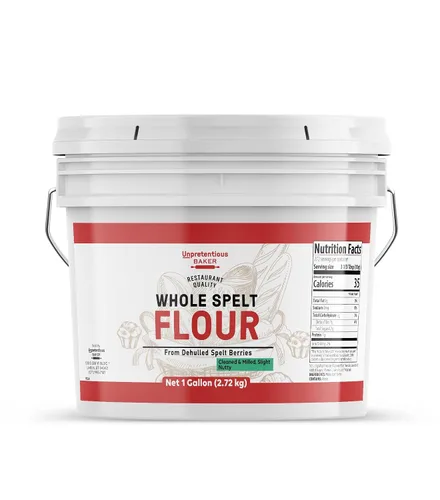 Vista 4 de Unpretentious Paquete de harina de espelta entera y polvo de agave, harina y edulcorante, ingredientes alternativos para hornear, hornear y cocinar
