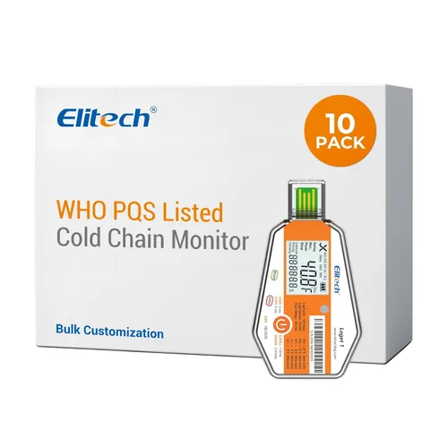 Vista 16 de Elitech LogEt1TH - Paquete de 1000 registradores de datos desechables certificados por PQS, sensor de luz y humedad de temperatura, pedidos a granel