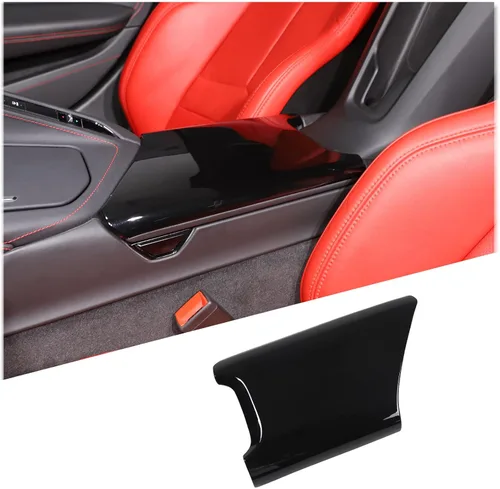 Vista 9 de Funda de panel para caja de reposabrazos compatible con Chevrolet Corvette C8 2020-2025, bandeja de almacenamiento con protección para reposabrazos