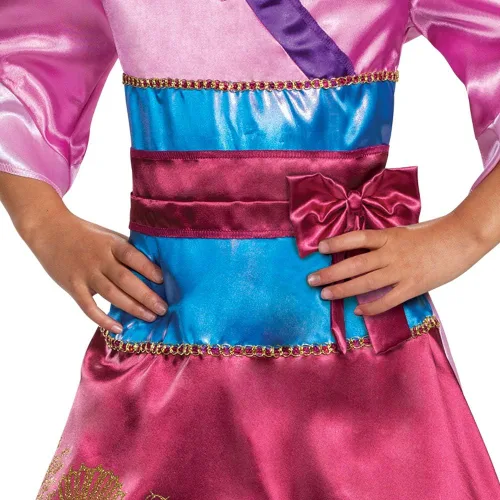 Vista 5 de Disfraz de princesa Mulan de Disney para niñas disfraz de personaje infantil