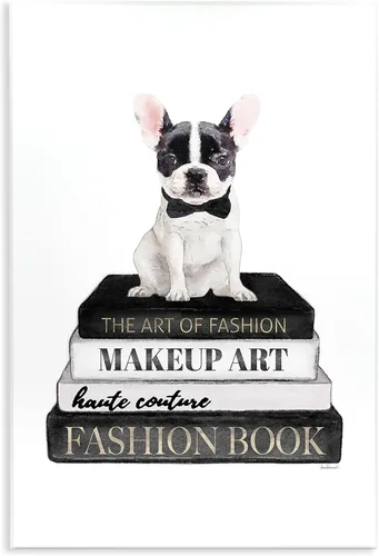 Vista 26 de Stupell Industries Fancy Boston Terrier - Estantería para perros, diseño de Amanda Greenwood Stupell Industries · By Amanda Greenwood · Ready to