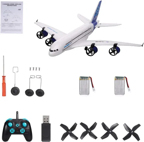 Vista 9 de Avión RC GoolRC A380, avión de control remoto 2.4G 3CH, avión RC fácil de volar para principiantes, modelo de planeador de ala fija de espuma EPP