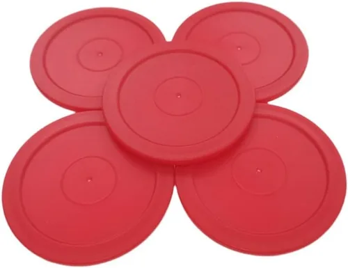 Vista 4 de 63mm Air Hockey Pucks, 3mm Thick, 7g