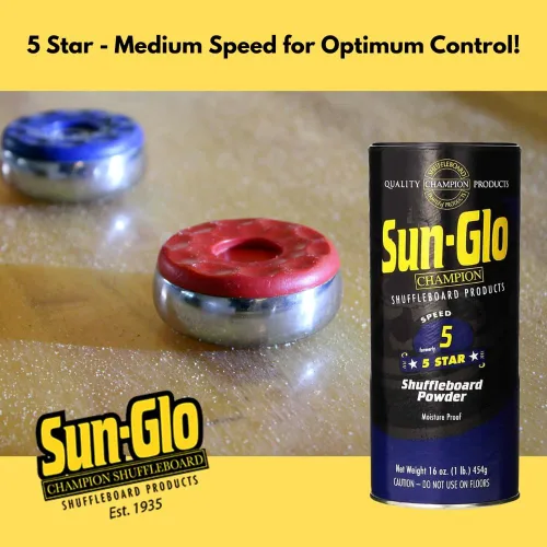 Vista 6 de Kit completo de cuidado de tejo: Sun-Glo #5 Star Powder (Med Speed), spray de silicona serie Pro y mini recogedor/cepillo