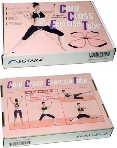 Vista 3 de Core Cross Workout Pilates Reformer Ejercicio Resistencia Cuerdas Loop Tube Bandas