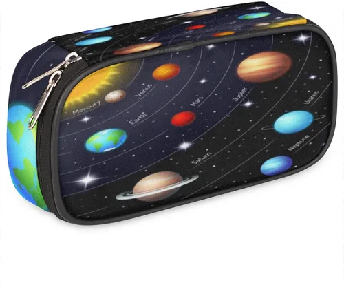 Vista 17 de Pardick Estuche para lápices azteca de gran capacidad, con estampado azteca, con compartimentos con cremallera, para niños, niñas, adultos