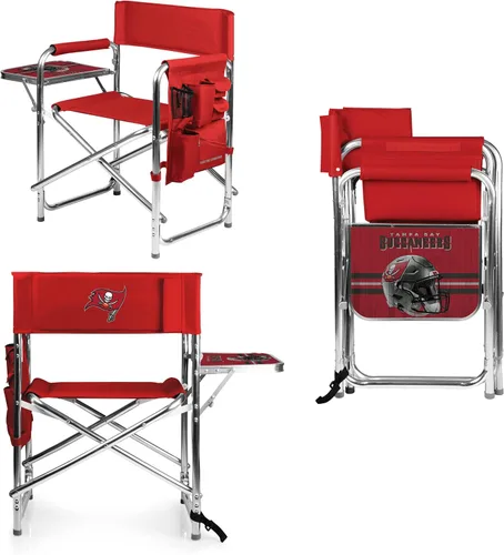 Vista 39 de Picnic TIME NFL Unisex-Adult NFL Sports Chair with Side Table, Beach Chair, Camp Chair for Adults