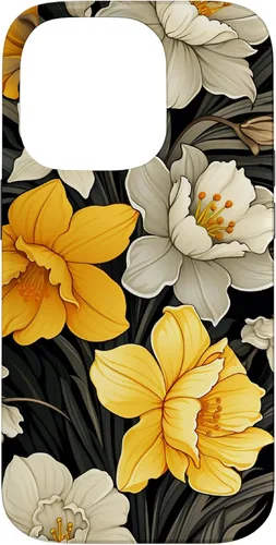 Vista 17 de Daffodil Flower Pattern Modern Floral Case for iPhone 17