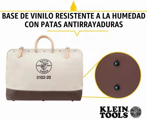 Vista 3 de Klein Tools 5102-12, bolsas de tela para herramientas de 12 pulgadas