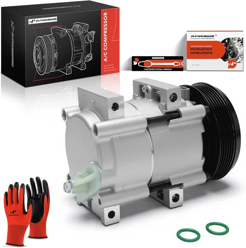 Vista 10 de A-Premium Compresor de aire acondicionado AC con embrague compatible con Ford Focus 2003 2004 L4 2.0L