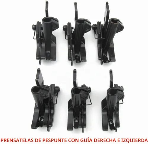 Vista 3 de CKPSMS Marca – Compatible con/repuesto para la marca JUKI DNU-1541 Singer marca CONSEW 206RB 225 226 226R 6Sets pies para caminar con borde