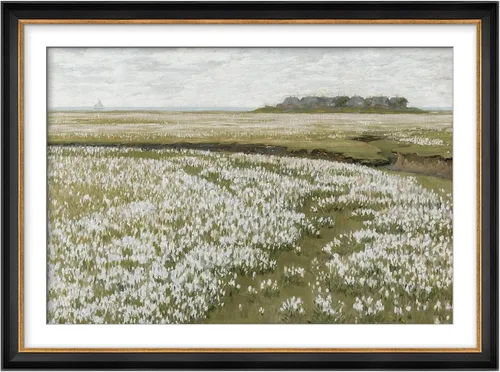 Vista 320 de MUDECOR Lienzo enmarcado prémium para pared, pinos nevados en bosque de invierno, ilustraciones modernas, arte contemporáneo, escénico, divertido