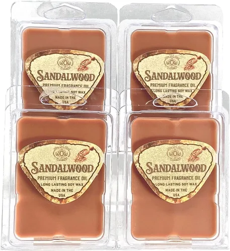 Vista 12 de Cera perfumada para calentadores de cera, ambientador aromático, paquete de 4, juego surtido de 6 cubos de fusión, hecho a mano en Estados Unidos