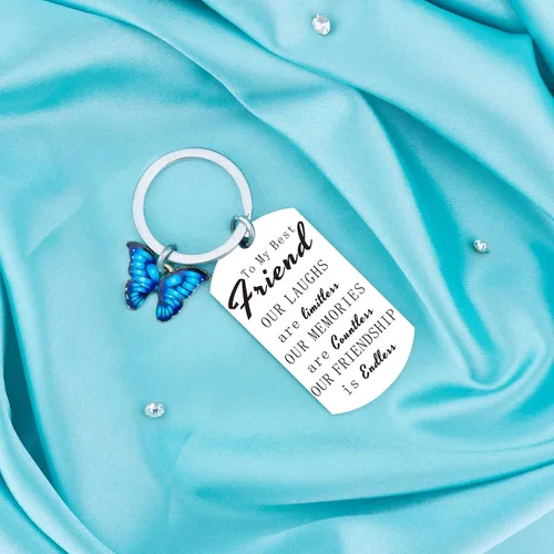 Vista 2 de Regalos de amistad para mujeres, amigas, mejores amigas, regalos de cumpleaños, regalo de amistad, llavero de amistad para mujeres, amigas, mejores