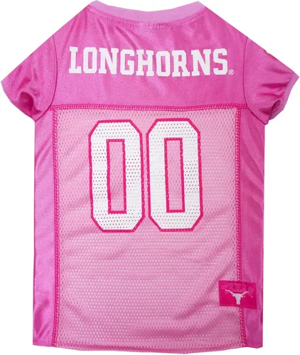 Vista 31 de Pets First Camiseta de la NCAA para perros y gatos, camiseta rosa de California Golden Bears, talla XS. Lindo traje rosa para mascotas