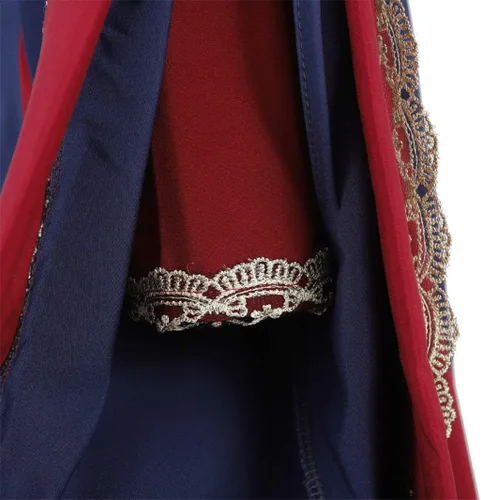 Vista 7 de Parlsdy Vestido renacentista para mujer, disfraz medieval de pirata, campesina