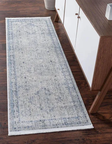 Vista 20 de Unique Loom Noble Collection - Alfombra de área Elizabeth (2' 2" x 3' 1" Rectángulo, Azul/Beige)