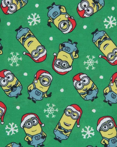 Vista 6 de INTIMO Despicable Me Minions Happy Holidays Jogger Sleep Family - Conjunto de pijama navideño