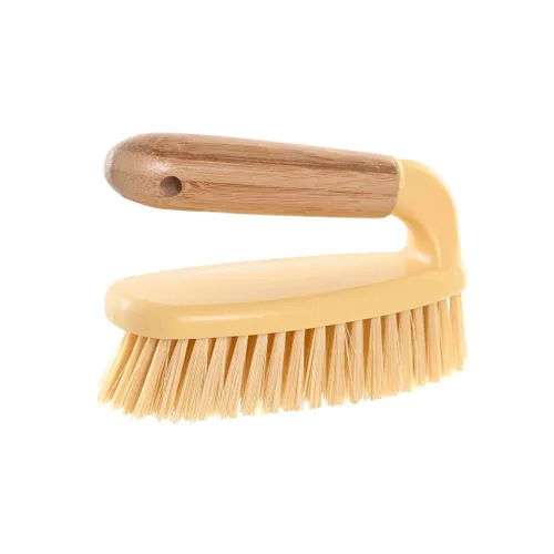 Vista 4 de Cepillo de Limpieza DKD Home Decor Natural Bambú PE