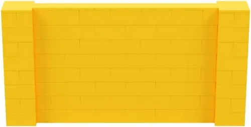 Vista 175 de EverBlock Kit de pared de 5 x 4 pies Bloques de construcción modulares Sistema de pared para edificios, pantallas y estructuras Divisor