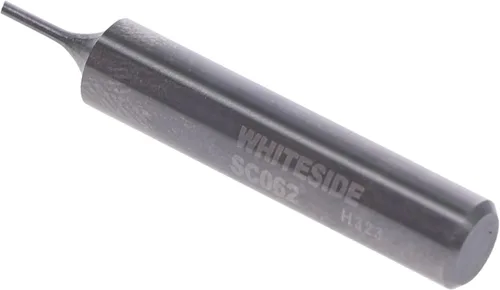 Vista 3 de Whiteside Broca recta estándar SC062 con carburo sólido diámetro de corte de 1/16 pulgadas y longitud de corte de 3/16 pulgadas