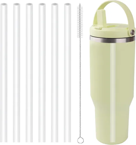 Vista 9 de Pajitas de repuesto compatibles con Hydrapeak Kids Voyager de 18 onzas, paquete de 6 popotes, 1 cepillo de limpieza