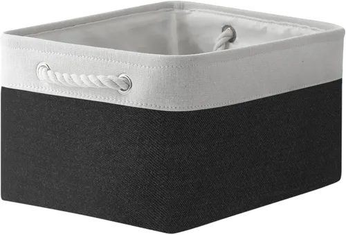 Vista 75 de TheWarmHome Contenedores de almacenamiento para estantes, tamaño mediano, 3 unidades, 13.8 pulgadas de largo x 9.8 pulgadas de ancho x 6.7 pulgadas