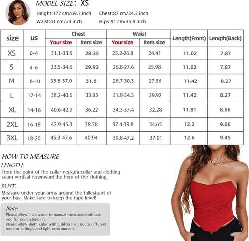 Vista 3 de CORSKI Corsé de malla para mujer, sin tirantes, espalda abierta, con cremallera, espalda deshuesada, corsé estético