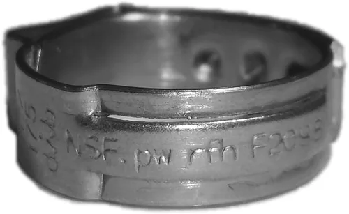 Vista 6 de Anillos de abrazadera PEX de 1/2 pulgada, paquete de 30