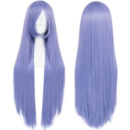 Vista 14 de anogol Vocaloid 32" 80 cm de largo recto de Cosplay peluca Pelucas Para Fiestas Halloween, Anaranjado