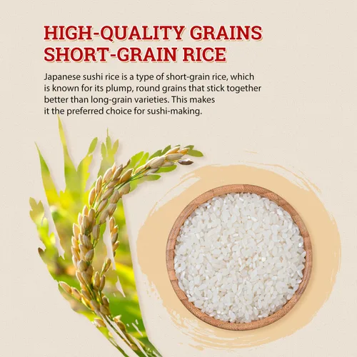Vista 4 de 52USA - Arroz para sushi de 2 libras (32 onzas), arroz de grano corto