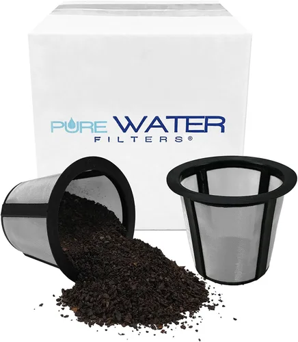 Vista 3 de PureWater Filters Filtro de malla reutilizable para cesta de café para cafeteras de una sola porción modelos B30, B31, Mini, B40, B50, B60, B70