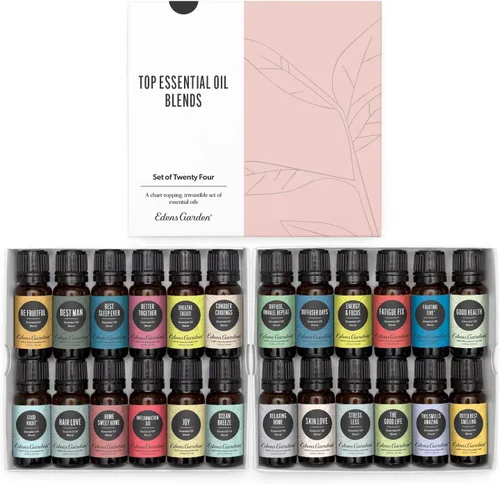 Vista 10 de Edens Garden Aceites esenciales y mezclas Lo mejor de lo mejor juego de 24 – Aceite de aromaterapia 100% puro de grado terapéutico para difusor