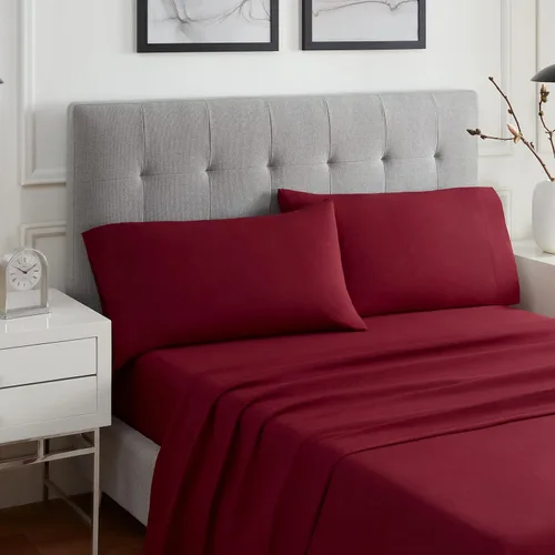 Vista 7 de Eclipse Sleep Solutions Plaza Cooling King - Juego de sábanas de 4 piezas en Peacoat