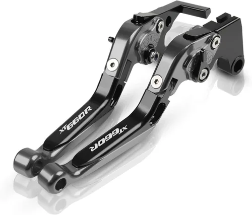 Vista 22 de Palanca de embrague de freno ajustable extensible para motocicleta Yamaha XT660R XT660 R 2014 2015 2016 2004-2017