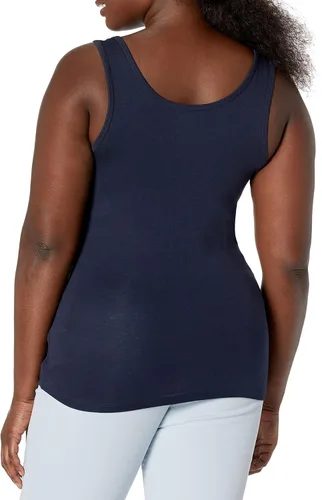 Vista 3 de Tienda Essentials - Camiseta de tirantes ajustada para mujer paquete de 2
