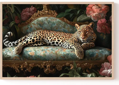 Vista 11 de Cuadro de león negro, pintura de retrato de animales, póster moderno de leones africanos, arte de pared de vida silvestre africana, póster moderno