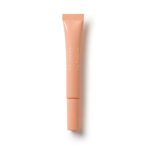 Vista 24 de Clarins Lip Perfector Peptide Plumping and Hydrating Lip Gloss Instant Shine With Sheer, Shimmer Finish Non-Sticky Texture with Vanilla Scent