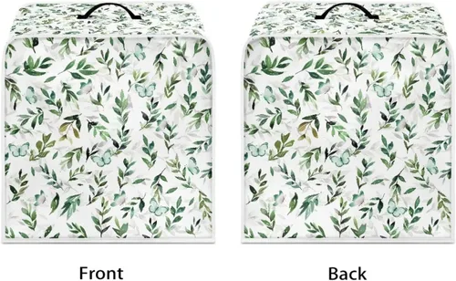 Vista 209 de Funda para cafetera, poliéster, azul, se adapta a la mayoría de máquinas de café estándar, protector resistente al polvo, huellas dactilares Playa