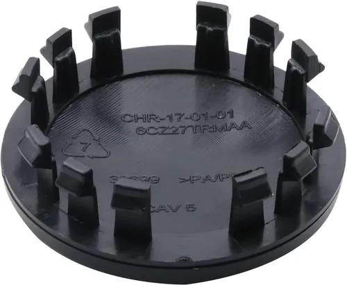 Vista 2 de 6CZ27DX8AA - Tapacubos de plástico para rueda de 2.5 pulgadas, 2.480 in, personalizables, aptos para 2017-2022 con ruedas de 20 pulgadas (negro/rojo)