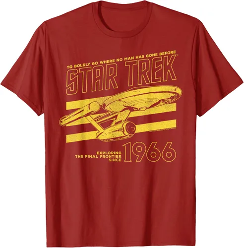Vista 43 de Star Trek: The Original Series Enterprise '66 Collegiate Camiseta Negro