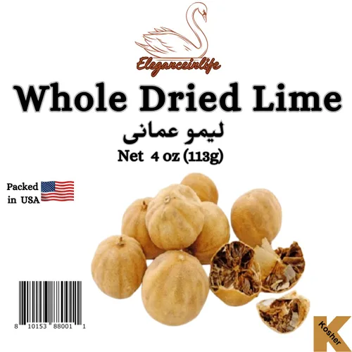 Vista 2 de Eleganceinlife Limu Omani Lima seca natural de lima seca para cocinar 4 oz