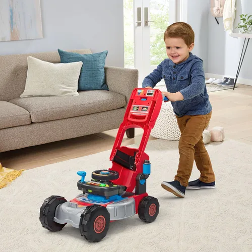 Vista 6 de VTech Tractor y Cortacésped de Juguete con Asiento para Andar