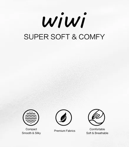 Vista 5 de WiWi Camisón de viscosa de bambú para mujer, cómodo, camisón, ligero, tallas S-4X