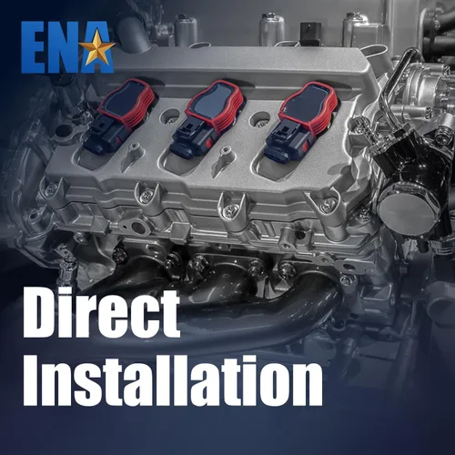 Vista 4 de ENA Juego de 8 bobinas de encendido con 8 bujías platino 5.6L V8 compatibles con Infiniti Nissan 2004 2005 2006 QX56 Titan Pathfinder 05-06 Armada