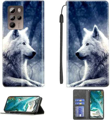 Vista 150 de Aroepurt Funda para UMIDIGI G1 Plus compatible con UMIDIGI G1 Plus Funda para teléfono Funda de piel sintética con función atril magnética CPT15