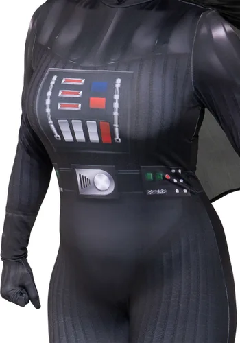 Vista 11 de Disfraz Zentai de Darth Vader para Mujer Multicolor