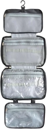 Vista 4 de Bolsa de almacenamiento para accesorios de ostomía, bolsa de viaje, bolsa de aseo colgante, organizador de suministros de ostomía para ostomía
