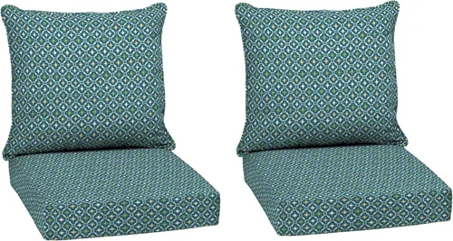 Vista 42 de Arden Selections Juego de asiento profundo para exteriores, 24 x 24, a prueba de lluvia, resistente a la decoloración, asiento profundo y cojín